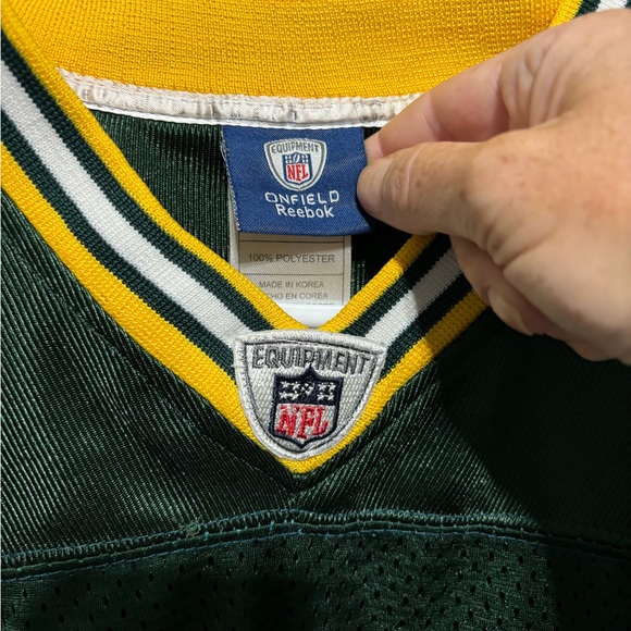 Aaron Rodgers Green Bay Packers nfl quilted reebok Jersey, men’s size 48, used - Picture 10 of 11